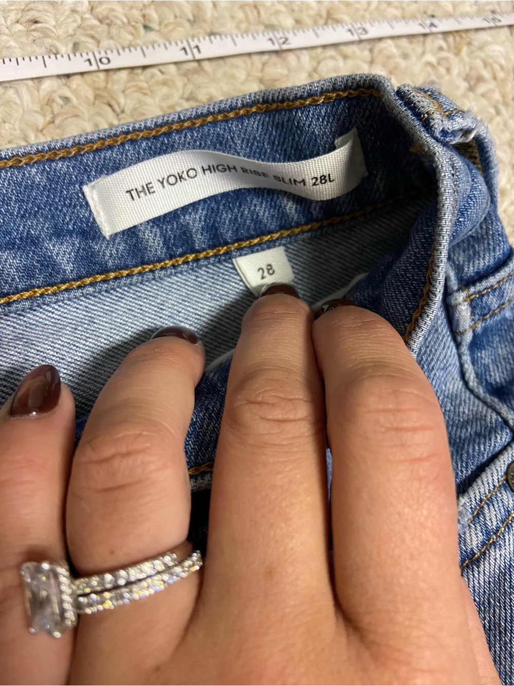 Denim Forum Yoko High Rise Slim | 28 | Medium Wash - Picture 4 of 7